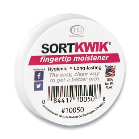 Lee Products Co LEE, Sortkwik Fingertip Moisteners, 3/8 Oz, Pink 10050
